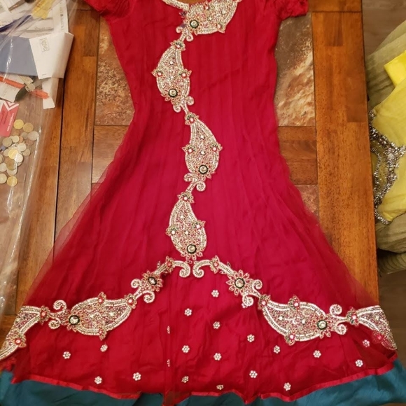Indian Anarkali Suit - Picture 1 of 4